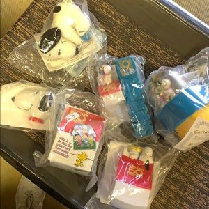 Complete Set of Peanuts 50th Anniversary Toys
